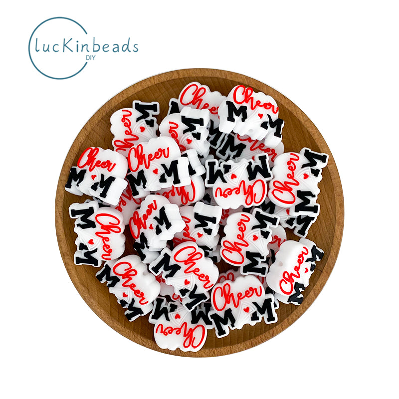 Cheer Mom Focal Beads