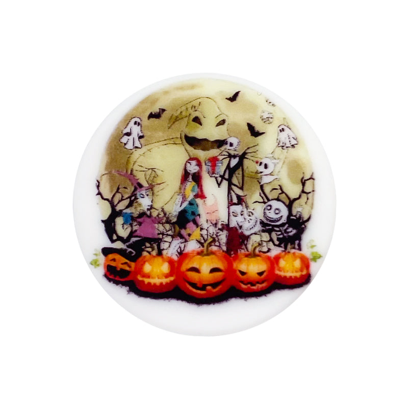 Halloween Pumpkin Ghost Jack Oogie Focal Beads #18