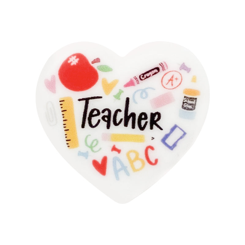 Teacher Apple Pen on Focal Beads #1
