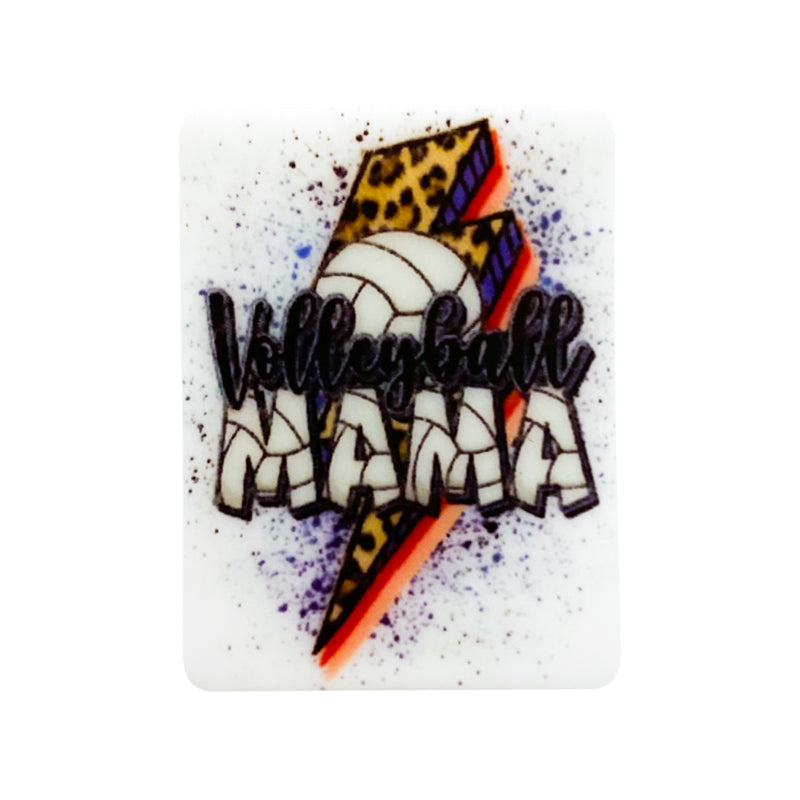 Volleyball Mama Focal Beads #30
