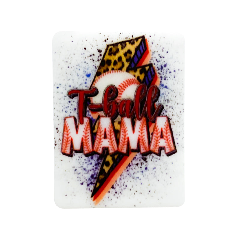 T-ball Mama Focal Beads #32