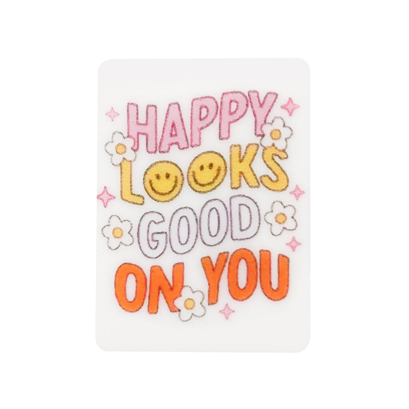 Happy Looks Good on You Focal Beads #7