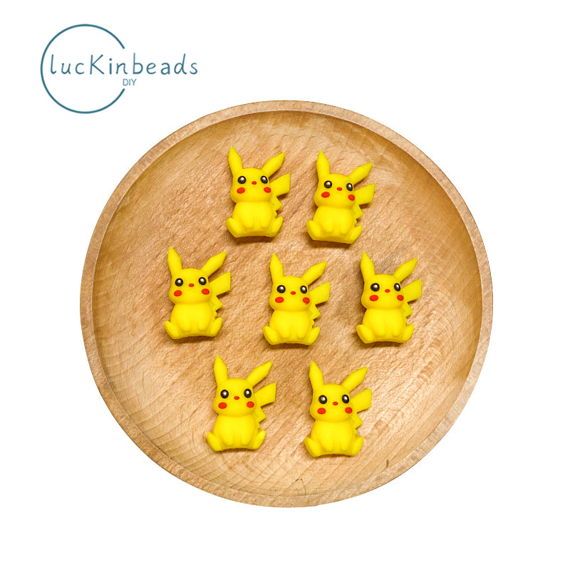 3D pikachu Focal beads