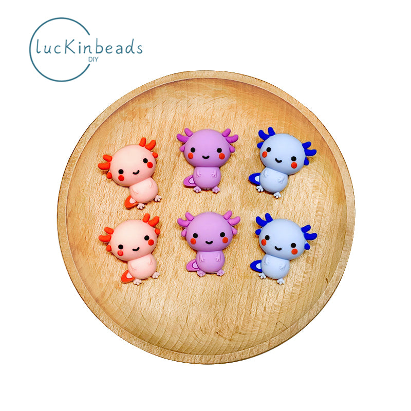 3D Axolotls Focal beads
