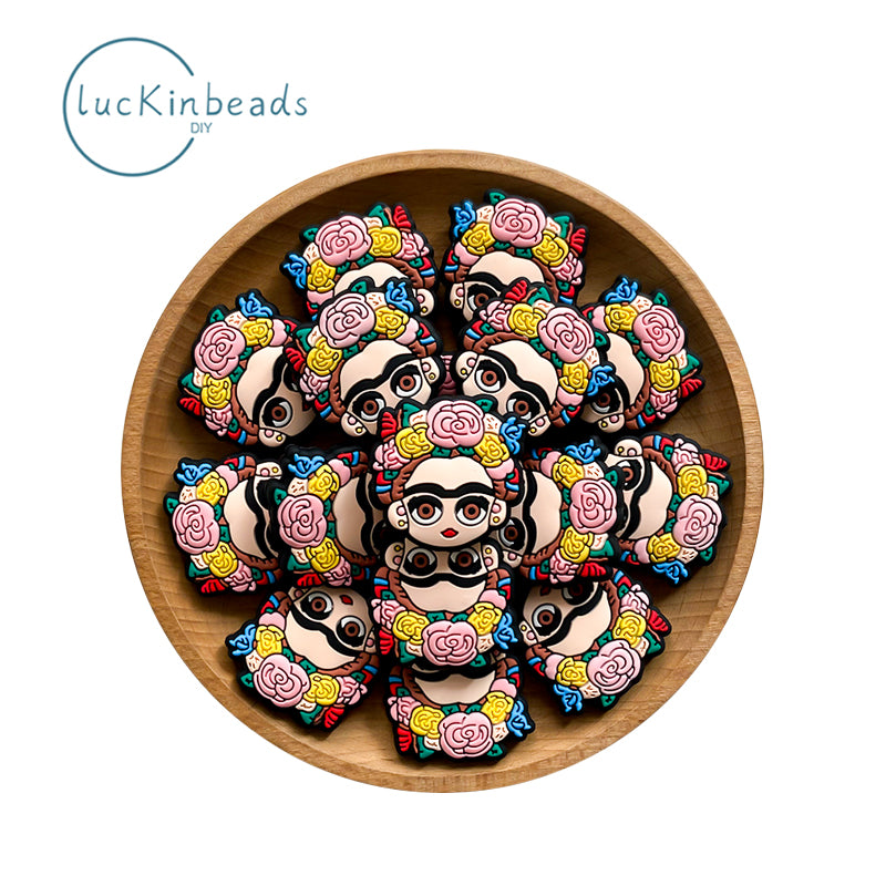 Frida Kahlo Mexican Painter Focal Beads