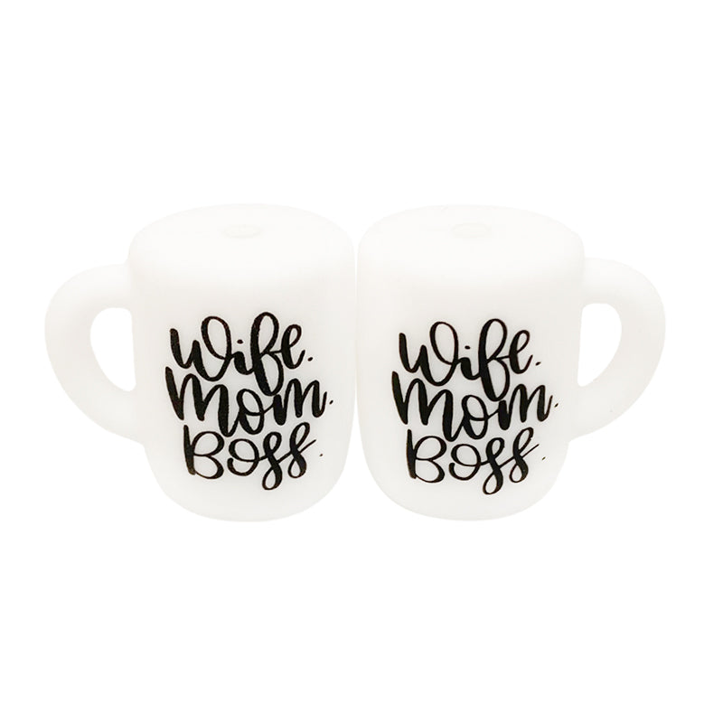 Wife mom boss Mugs Focal Beads #3