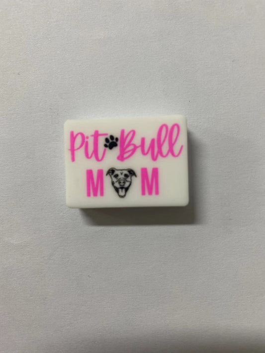 Pit bull dogs mom Focal Beads