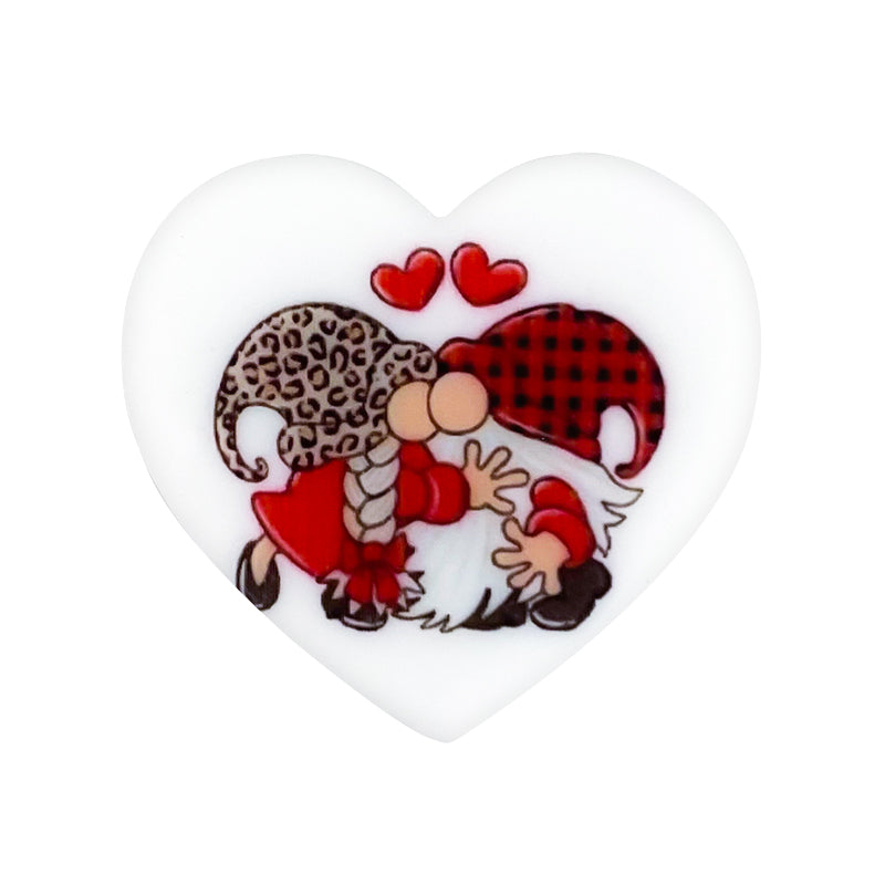 Valentine's day Gnome Focal Beads #12