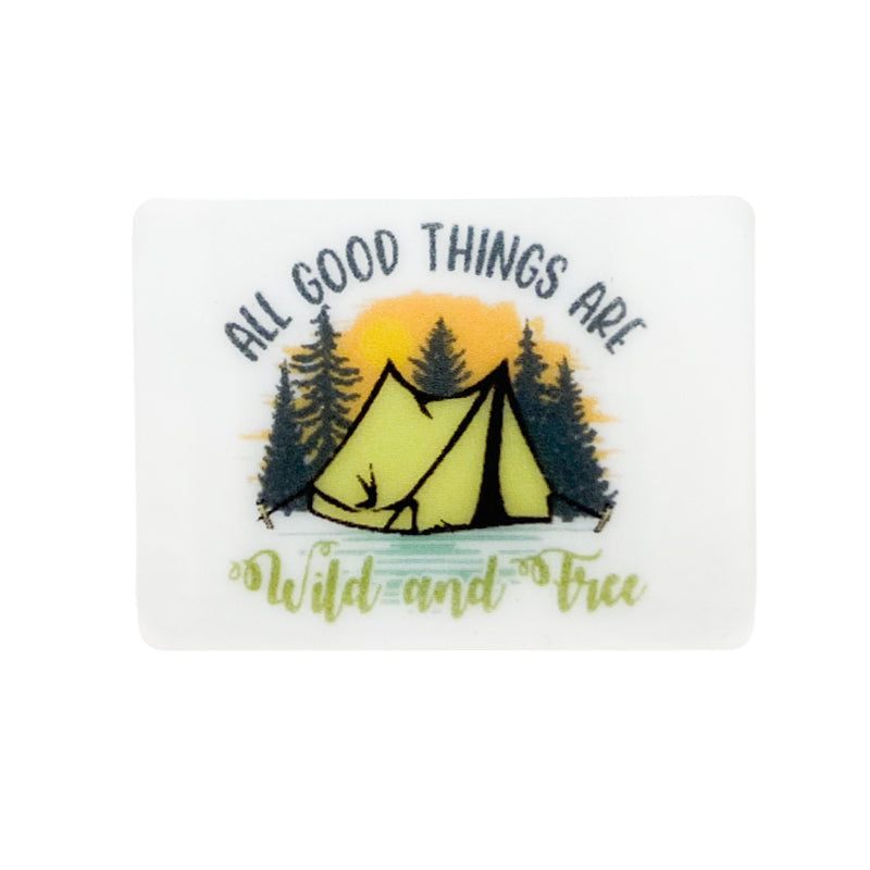 All Good Things are Wild and Free Focal Beads #12