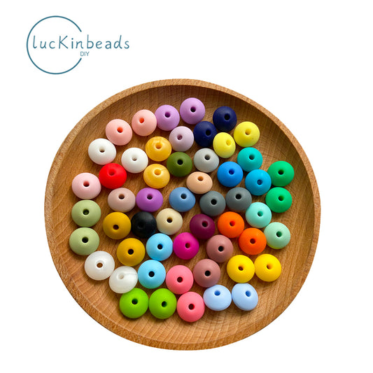 12mm Lentil Beads