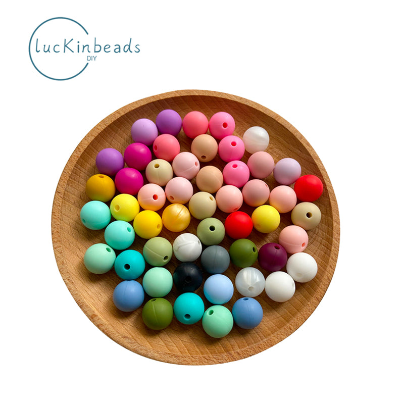 12mm silicone round beads