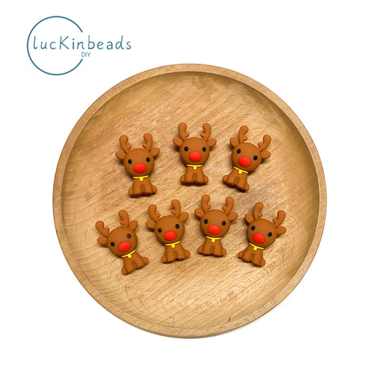 3D Deer Focal beads