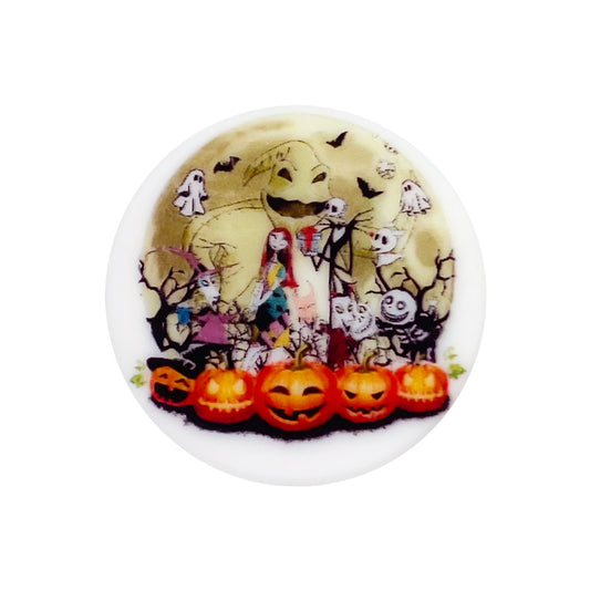 Halloween Pumpkin Ghost Jack Oogie  Focal Beads #18