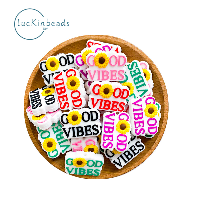 Good vibes Focal Beads