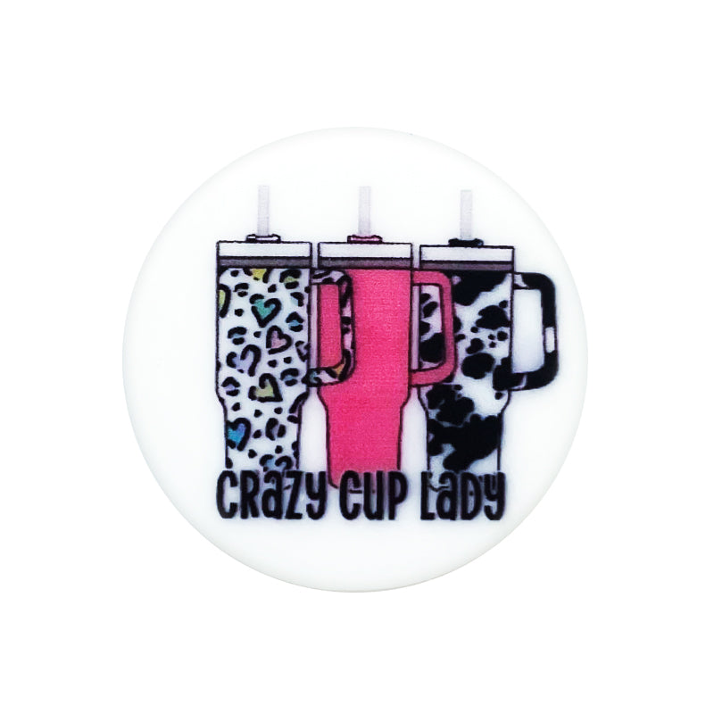 Crazy cup lady Focal Beads #27