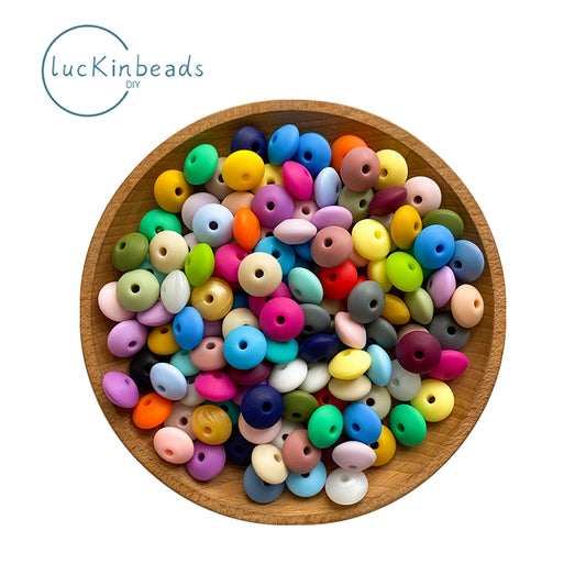 15mm Lentil Beads