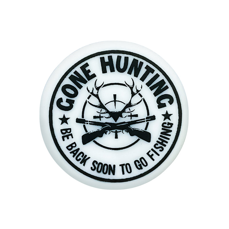 Gone Hunting Be Back Soon To Go Fishing Focal Beads #30