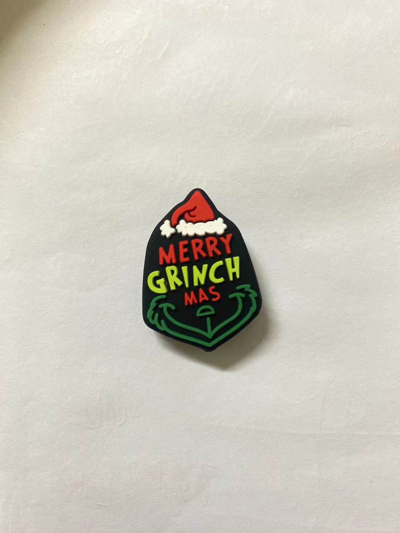 Merry grinch mas Focal Beads