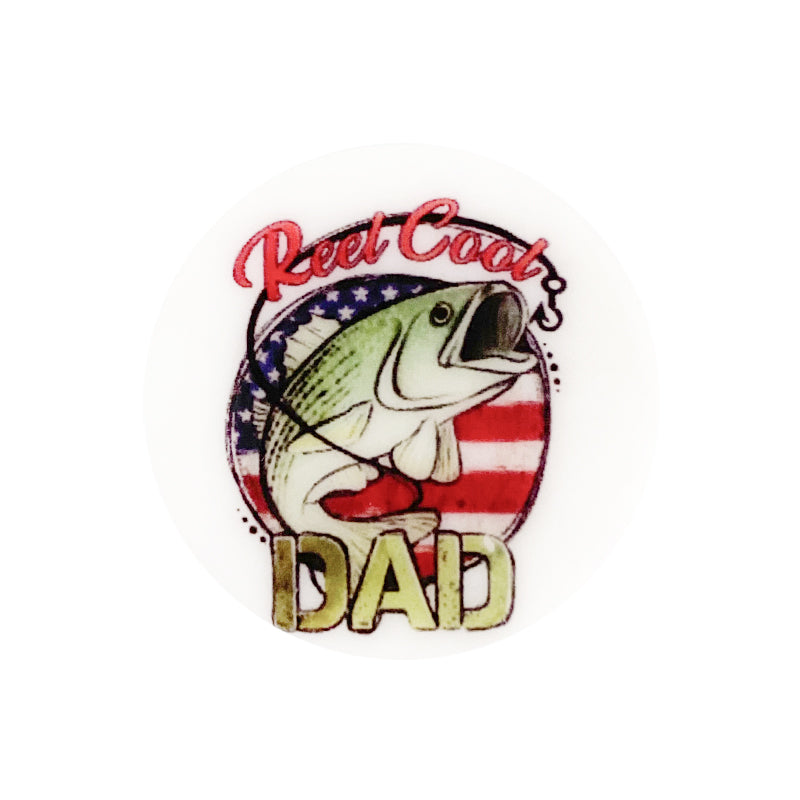 Reel Cool Dad Fishing Focal Beads #3