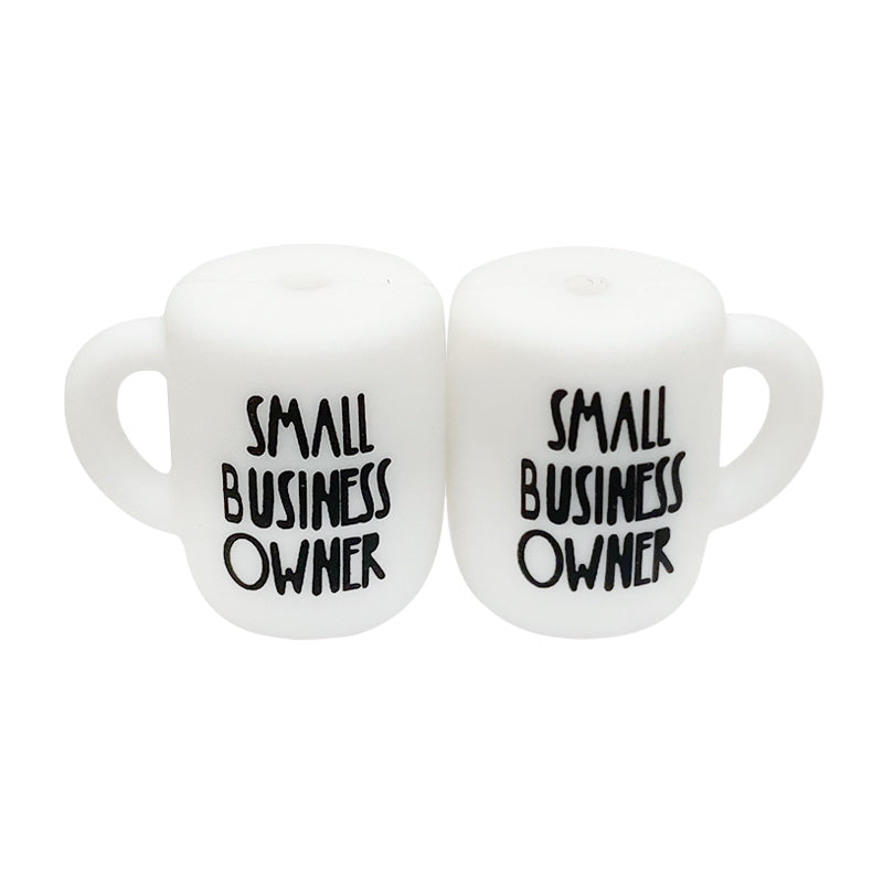 Small Business Owner Mugs Focal Beads #8