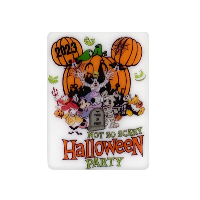 Not So Scary Halloween Party Pumpkin Focal Beads #40