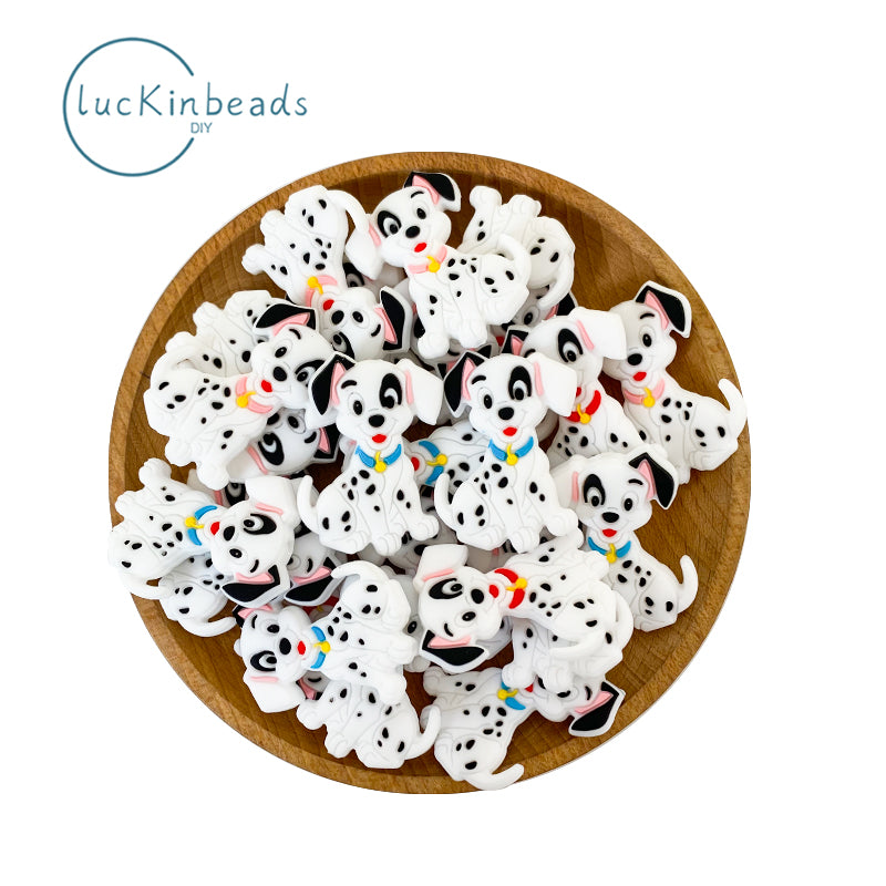 Dalmatian Focal Beads