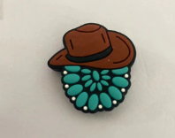 Cowboy hat jewelry Focal Beads