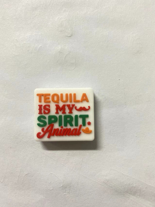 Tequila is my spirit animal Focal Beads