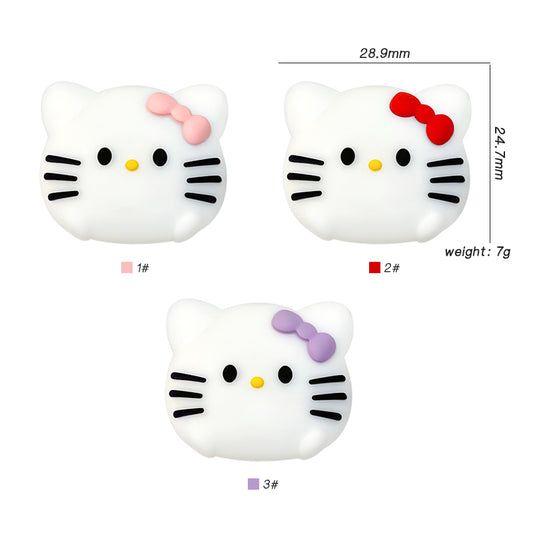 3D kitty Focal beads