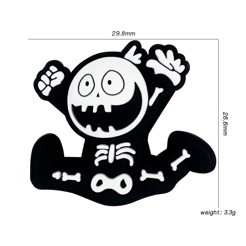 Dancing skeleton Focal Beads