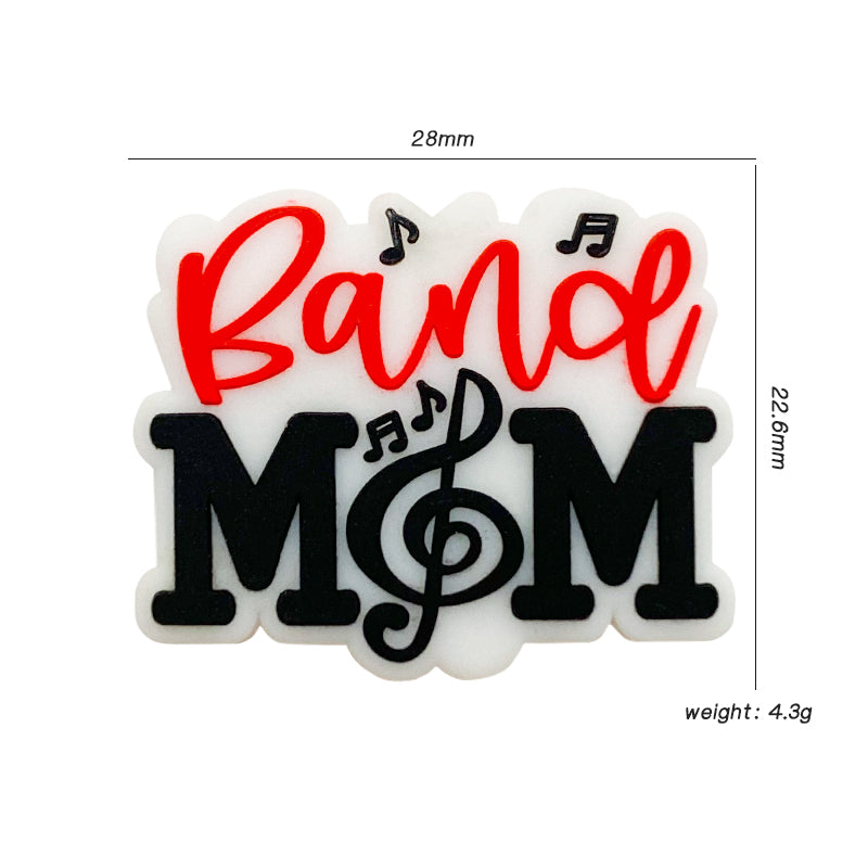 Band Mom Focal Beads