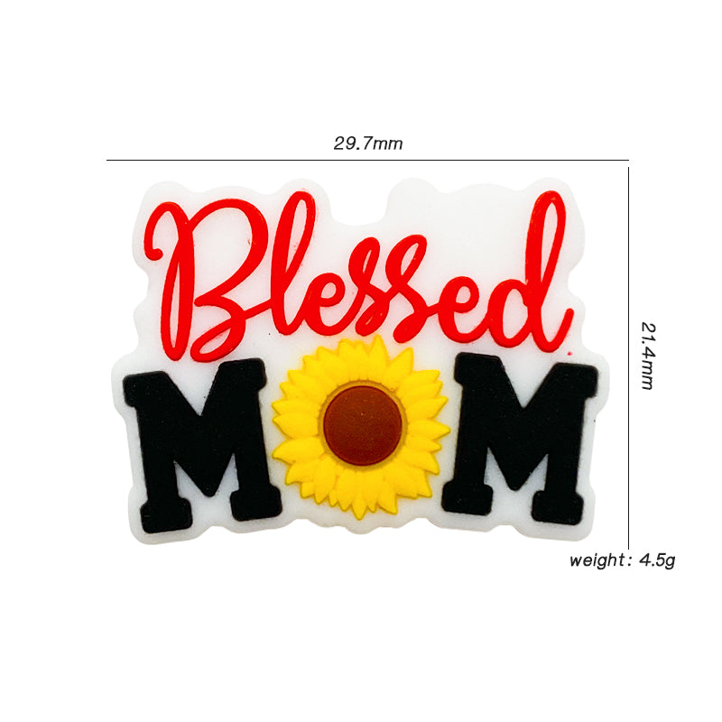 Blessed Mom Focal Beads