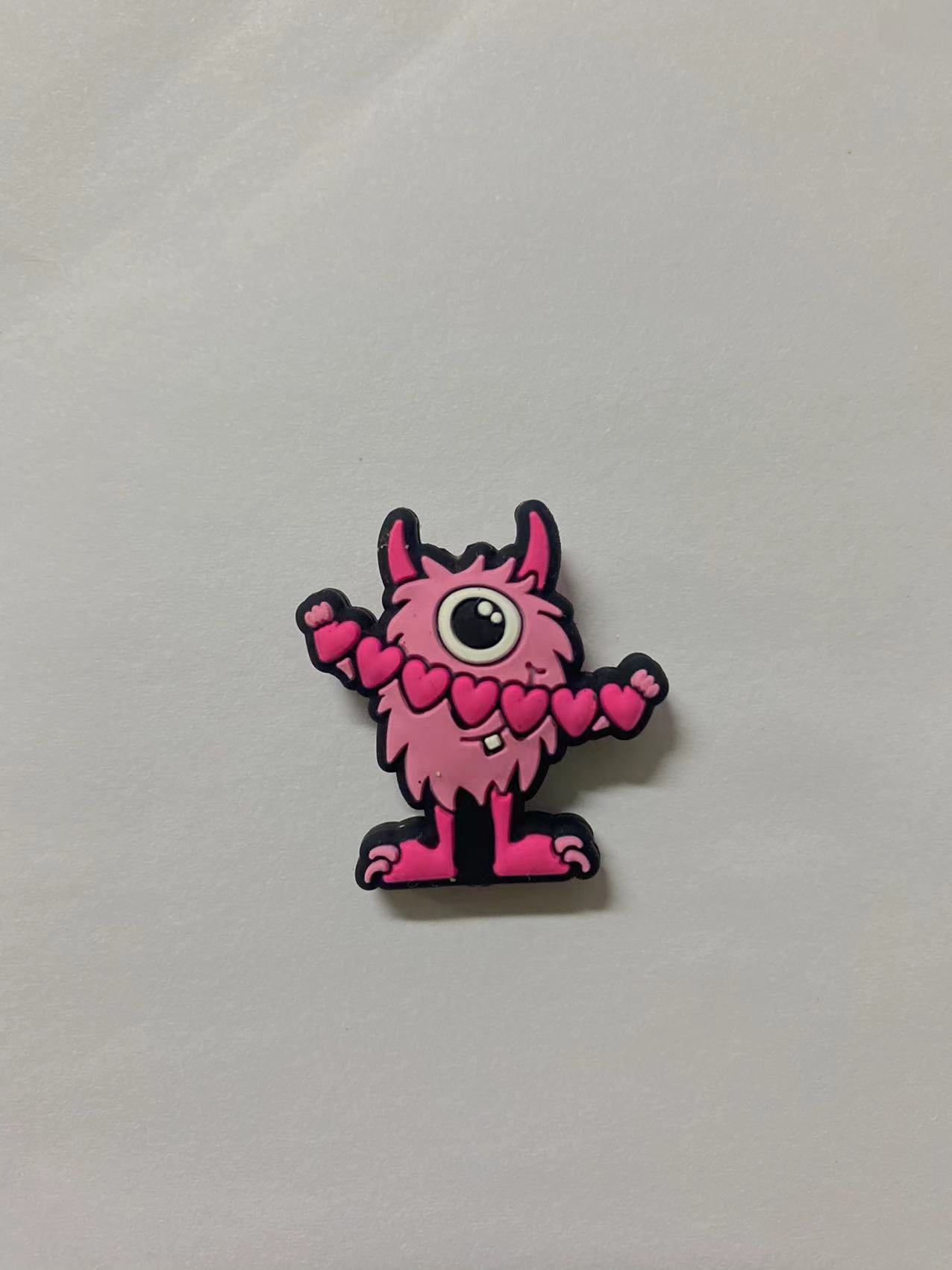 Pink monster Focal Beads