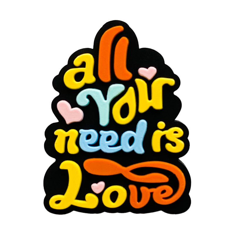 All your need is love Focal beads