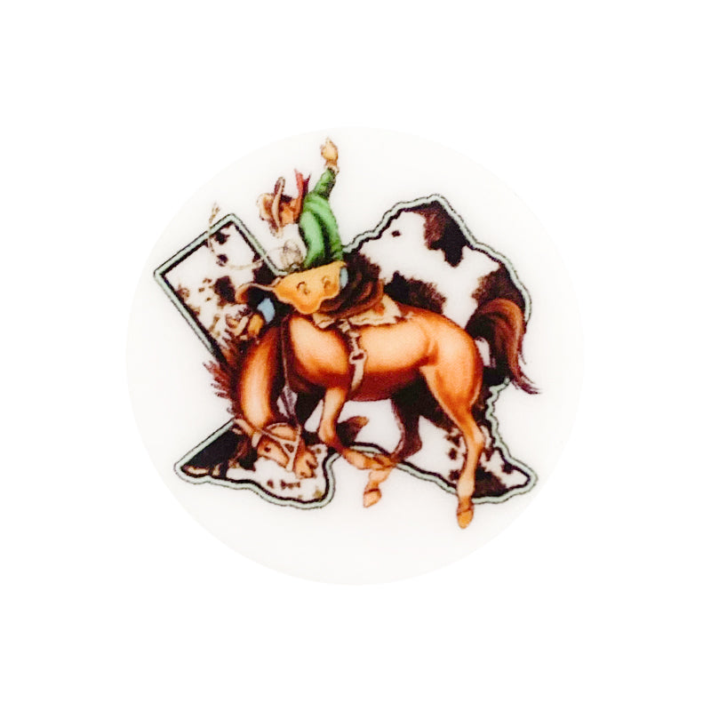 Texas Cowboy Rodeo Focal Beads #6