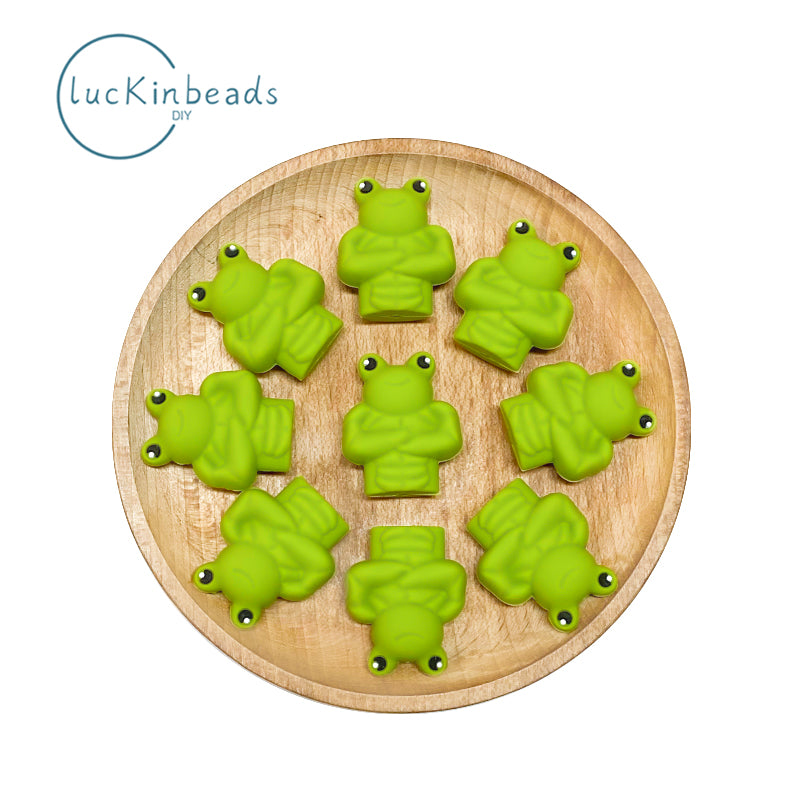 3D Frog Hulk Focal beads