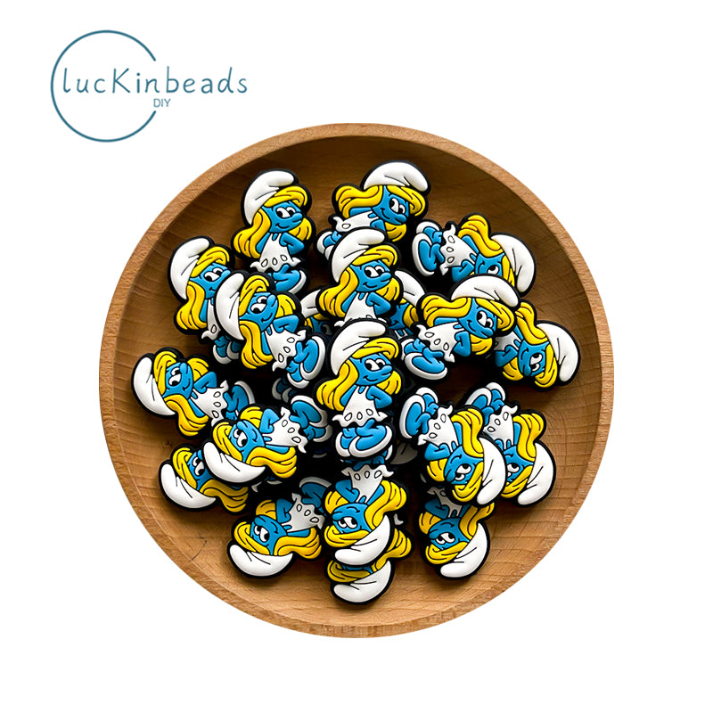 Smurfs Focal Beads