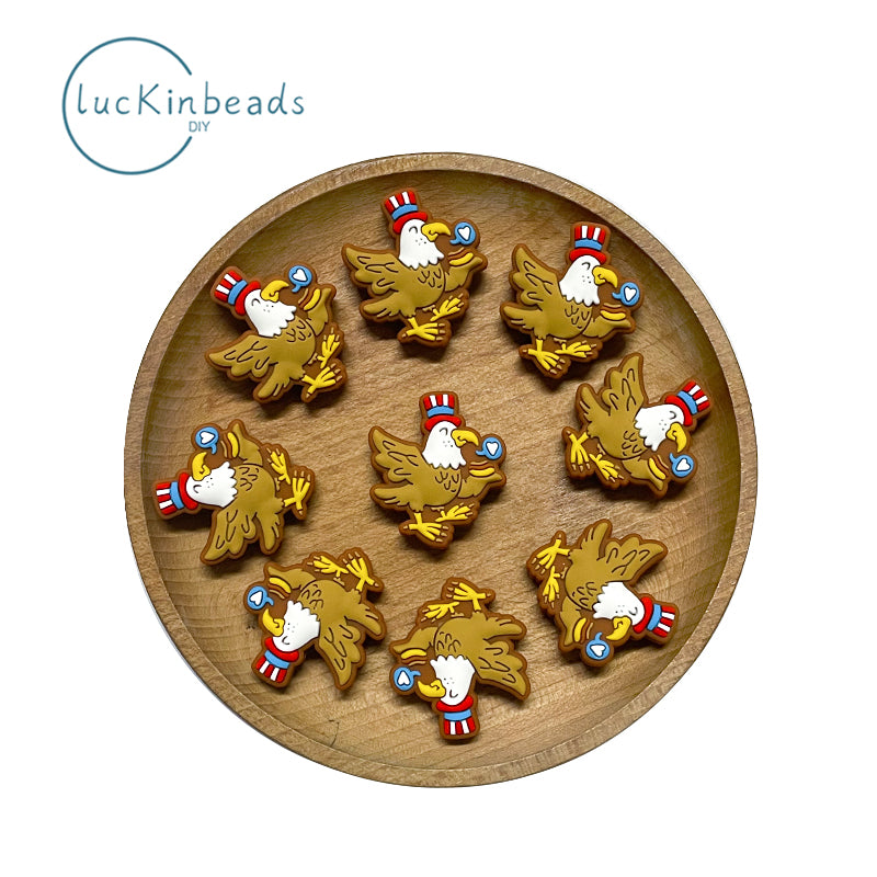 American chicken Focal beads