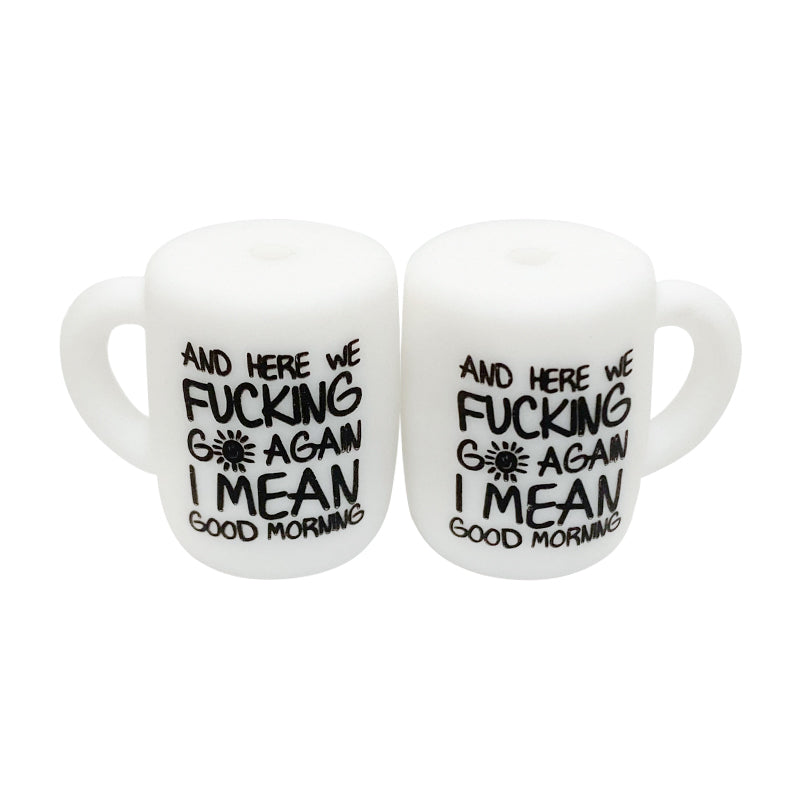 Good Morning  Mugs Focal Beads #9