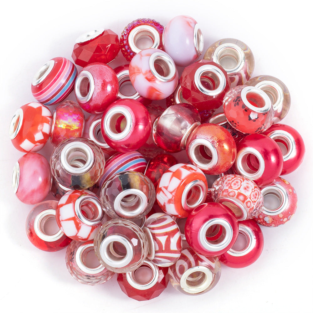 Random Mix Acrylic Beads(9*14mm)