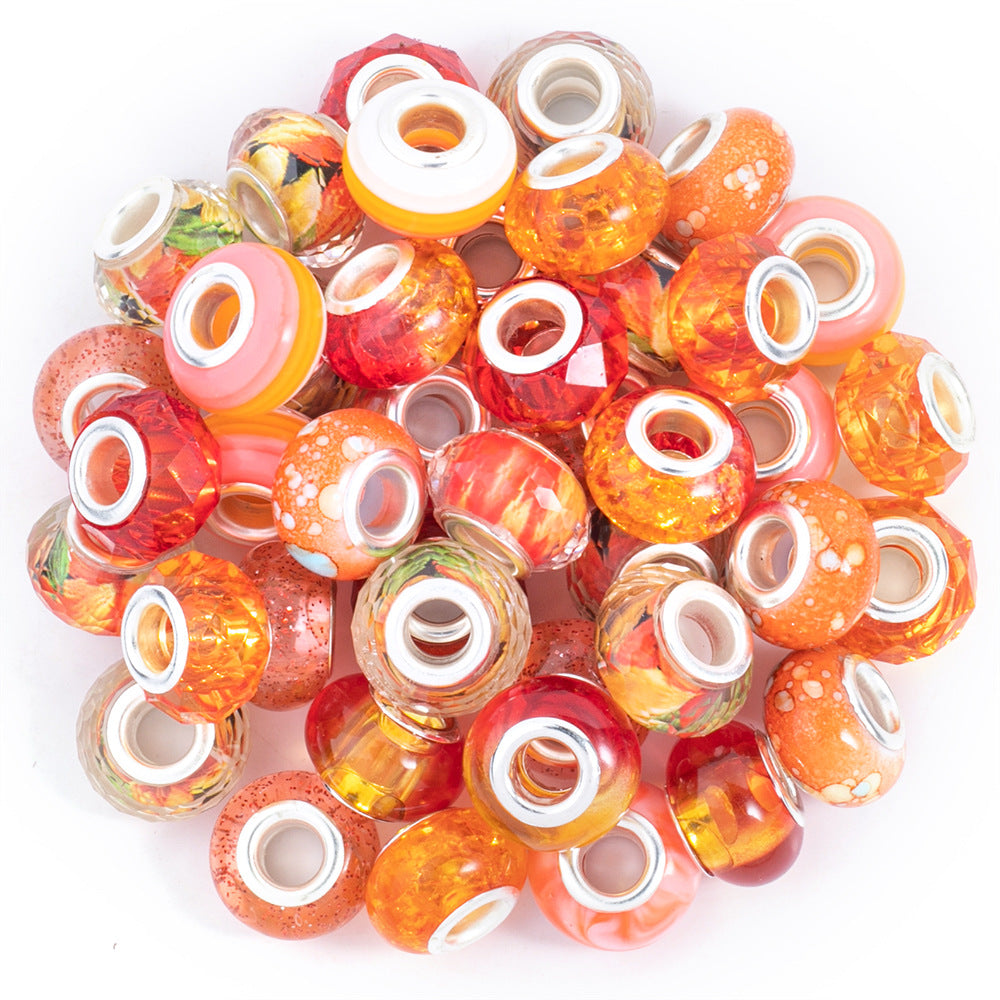 Random Mix Acrylic Beads(9*14mm)