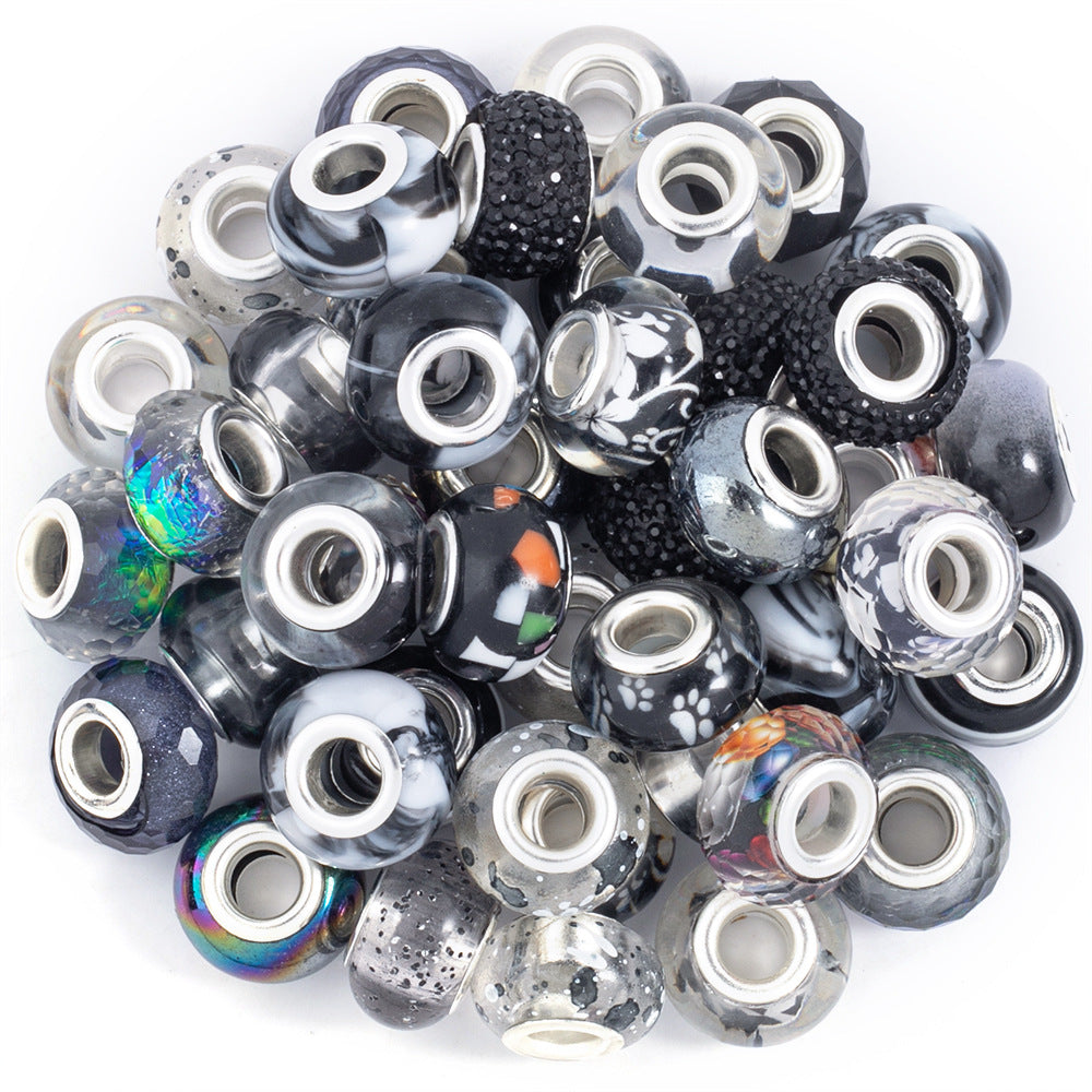 Random Mix Acrylic Beads(9*14mm)