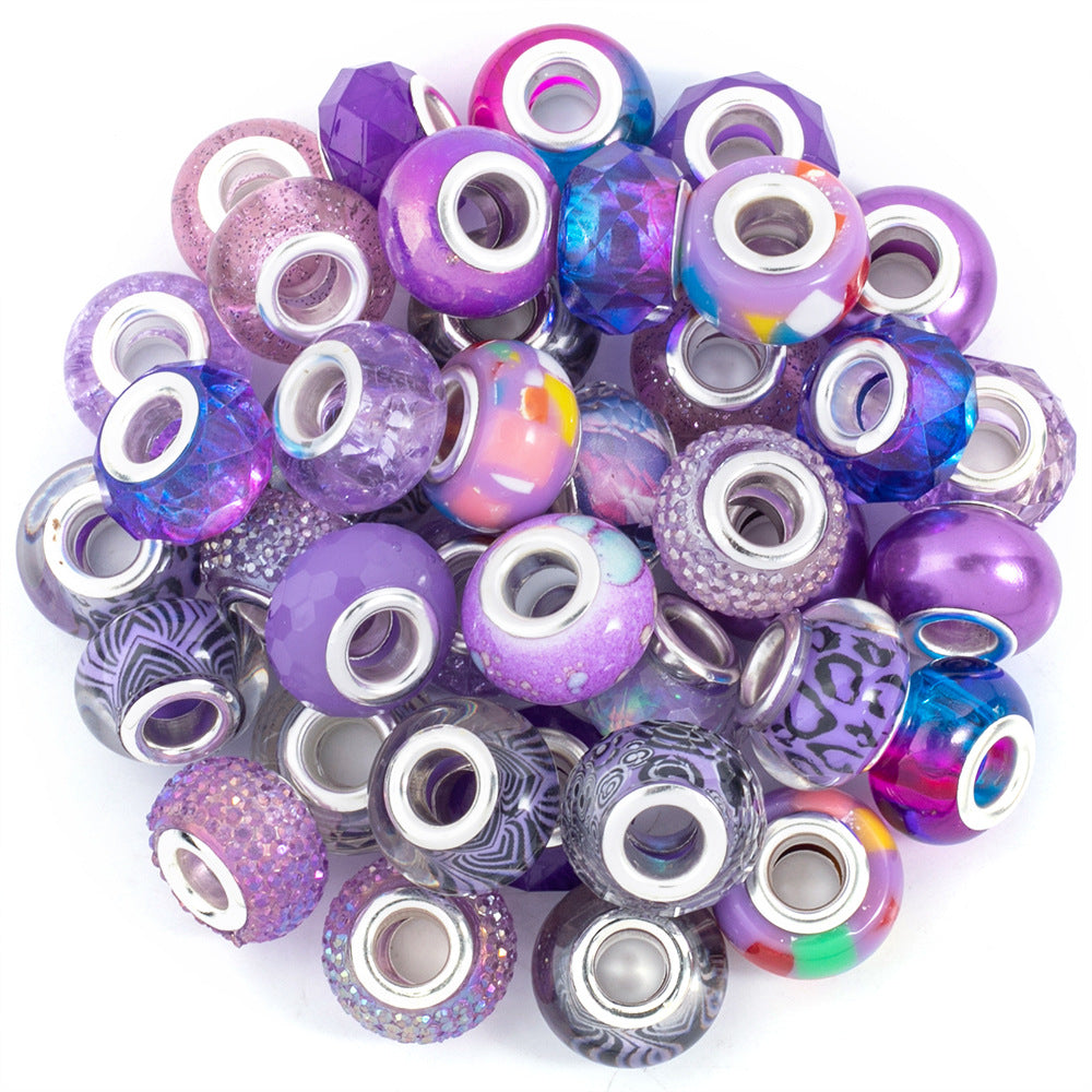 Random Mix Acrylic Beads(9*14mm)