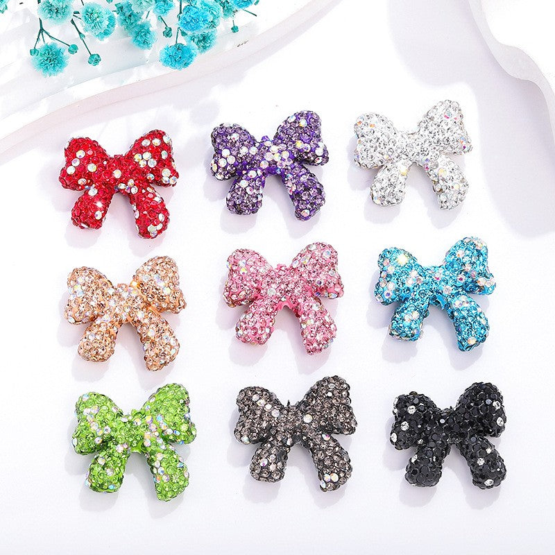 Bow sdiamond beads