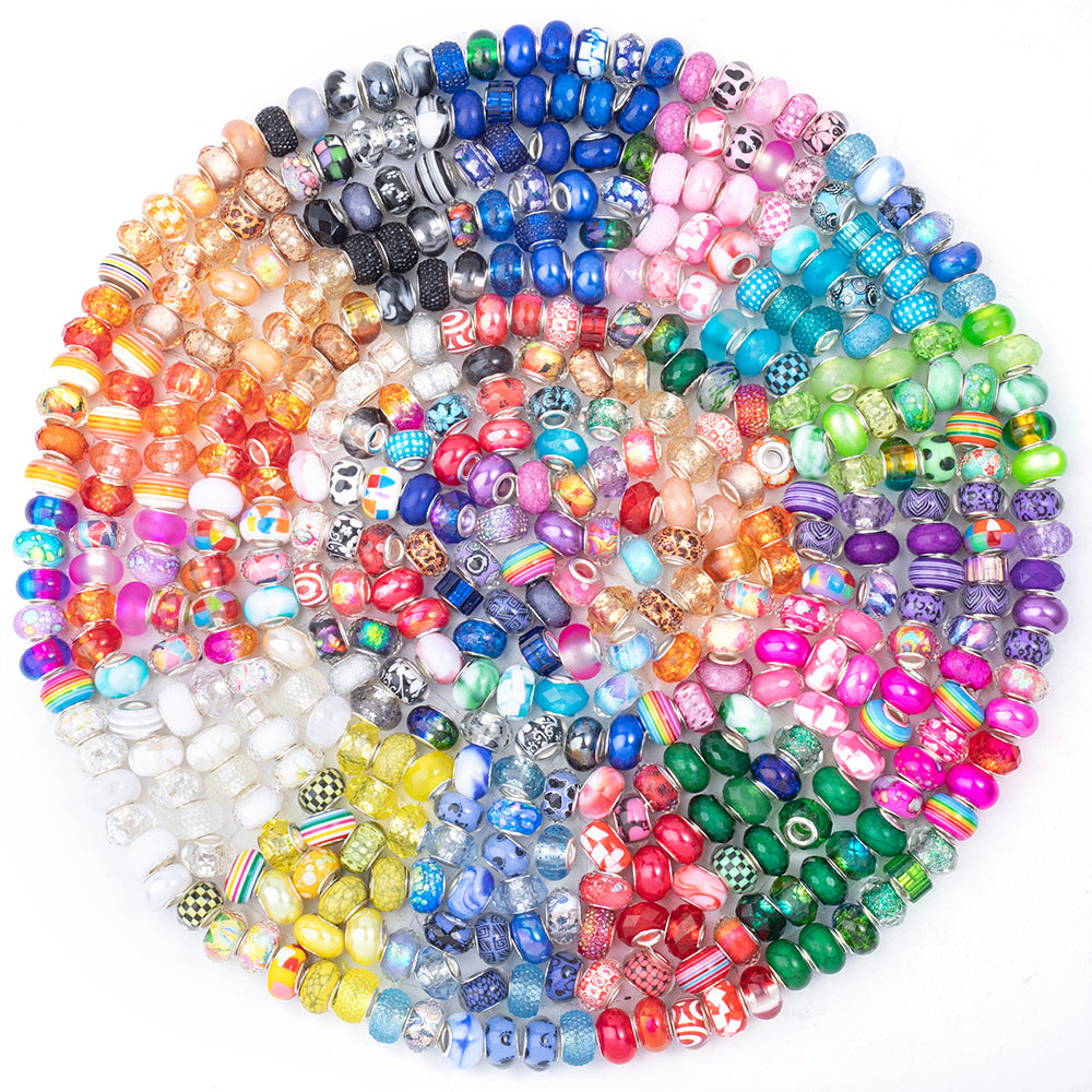 Random Mix Acrylic Beads(9*14mm)