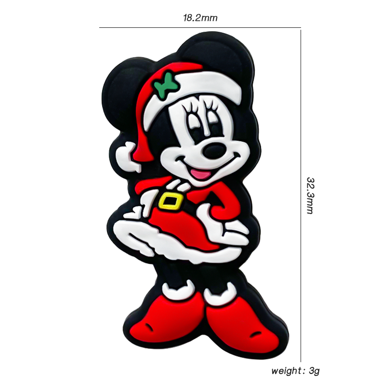 Christmas minnie Focal Beads