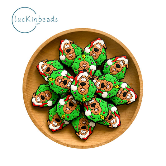 Christmas sheep Focal Beads