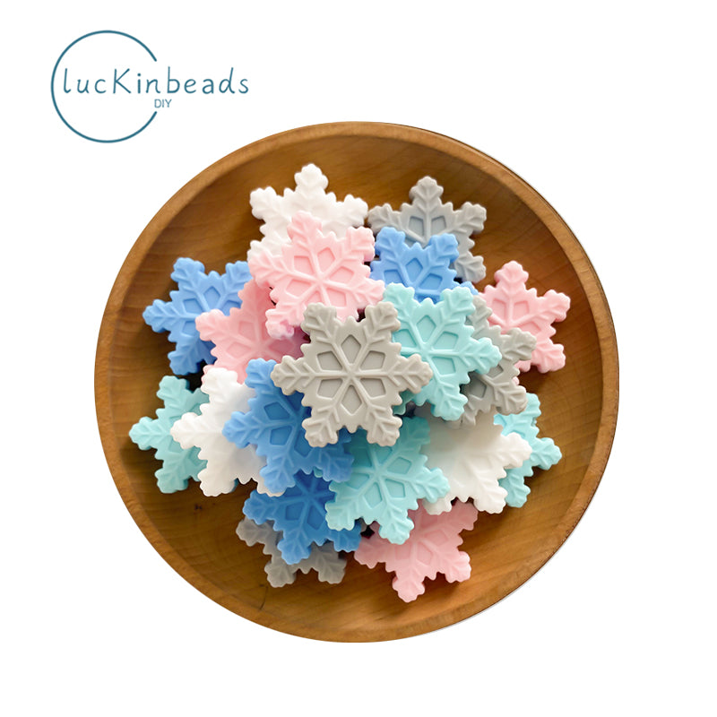 Snowflake Focal Beads