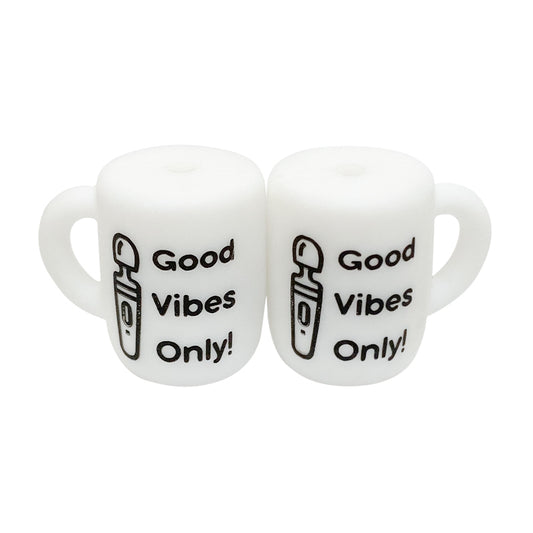 Good vibes only Mugs Focal Beads #7