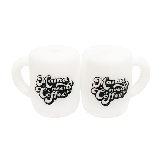 Mama needs coffee Mugs Focal Beads #4